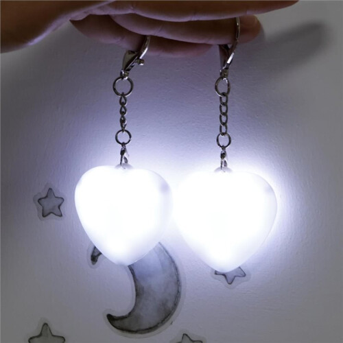 4pcs Heart Pocket Light for Handbag, LED Handbag Light with Sensor, Rechargeable, Automatic Sensor Handbag Night Light 2