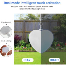 4pcs Heart Pocket Light for Handbag, LED Handbag Light with Sensor, Rechargeable, Automatic Sensor Handbag Night Light