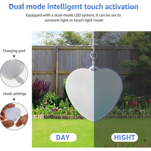 4pcs Heart Pocket Light for Handbag, LED Handbag Light with Sensor, Rechargeable, Automatic Sensor Handbag Night Light