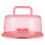 Versatile Plastic Cake Storage Container with Secure Lockable Lid for Parties, Picnics, and More 1