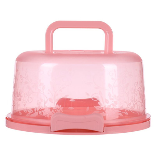 Versatile Plastic Cake Storage Container with Secure Lockable Lid for Parties, Picnics, and More