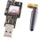 Modulo USB A GSM Modulo GSM GPRS Quad-Band SIM800 SIM800C per Messaggistica SMS Wireless Compatibile con  con Antenna 5