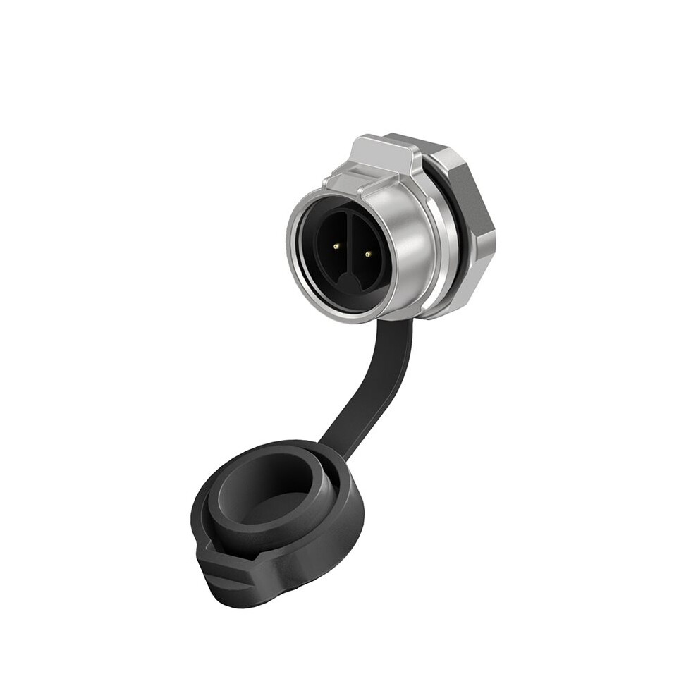Lp16 2 3Pin Waterproof Aviation Power Connector M16 Solderless Charger Screw Lock Plug Socket Ip68 Adapter 2Pin 6032965813559