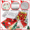 48 Christmas Foil Containers with Lids, 1000ml, 8 Festive 4