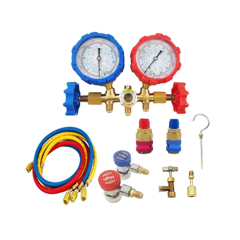 Refrigerant Manifold Gauge Set Air Conditioning Tool For R410a R32 R134a Air Condition Refrigeration Tool 6031002555773