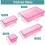 Set di organizer per cassetti in plastica trasparente – 25 pezzi, 4 misure 2