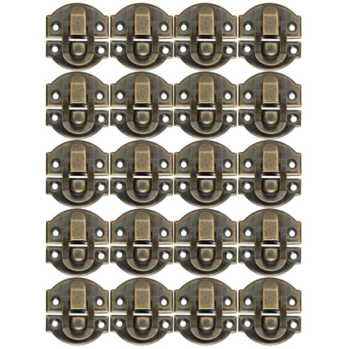 QUMONIN30 τεμάχια Κλείδωμα Hasp με εναλλαγή Hasp Lock Ντουλάπι Κοσμηματοθήκη Hasp Lock Αξεσουάρ 1