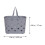 2 Grey Plastic Storage Baskets with Handles 2