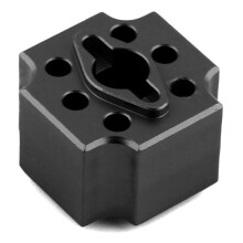 Metal Differential Spool (Locker) Hub Diff for Differential Case 1/8 Sledge Truck,Black