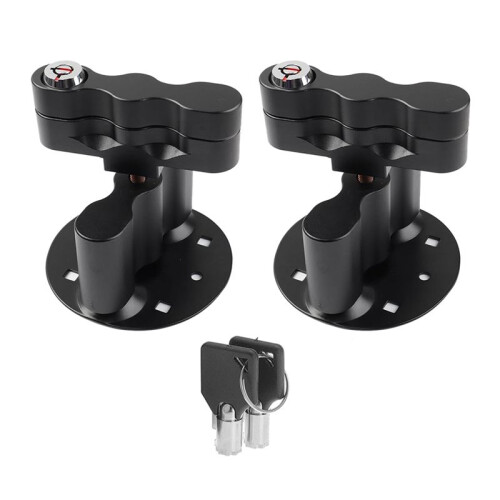 2Pcs RX-LOX-PM Pack Mount with Keys Locking for Rotopax Mounting Kit for Gasoline Pack or Water Pack 1