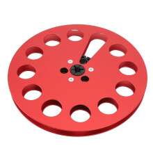7 Inch Aluminum Alloy Empty Tape Reel 1/4 Inch Universal Red