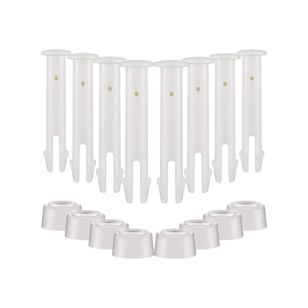 36 Pcs Plastic Pool Joint Pins With 36 Pcs Pool Seals Summer Pool Parts 2.36 Inch Pool Clips For Above Ground Pools 4712424275440