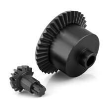 Metal Steel Bevel Gear Differential Case för 1/10 ARRMA SENTON Granit KRATON VORTEKS Outcast  Rock, Black