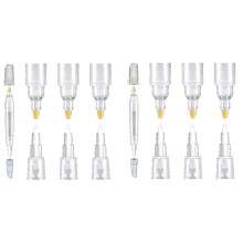 Set of 12 Blank Refill Paint Markers Double End Refillable Paint Pens Empty Refillable for Painting, Fill