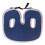 Breathable Support Cushion with Hollow Design, Adjustable Memory Foam, Dark Blue 2