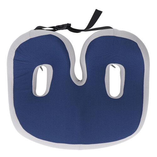 Breathable Support Cushion with Hollow Design, Adjustable Memory Foam, Dark Blue 1