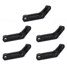 5X Collegamento Cuscino Sospensione Posteriore Moto per MT07 FZ07 2014-2023 XSR700 YZF R7 Kit Collegamenti Abbassamento Nero