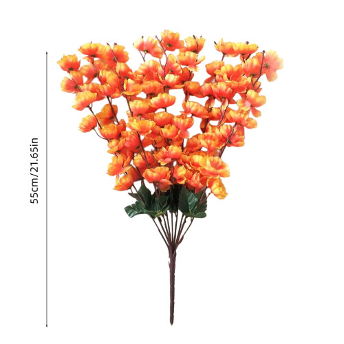 Alla hjärtans dag blombukett orange vasfyllning 2