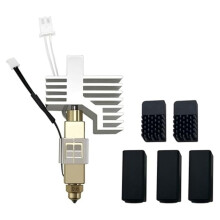 Ceramic Hotend for Centauri Carbon Hardened Steel Brass Nozzle 0.6mm with Extra 2 Silicone Cover and 2 Nozzle Brushes