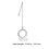 MLINS 4-Pack Elegant Crystal Ceiling Fan Pull Chains 2