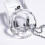 MLINS 4-Pack Elegant Crystal Ceiling Fan Pull Chains 4