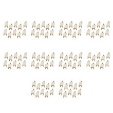 100 Sets  Display Easel with Canvas 8X8cm Wedding Table Numbers Painting Hobby Painting Small Table Easel Gift