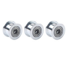 For  P2S Smooth Idler Pulley Timing Pulley Aluminium Gear Teeth for  P2S XY Motion System 3PCS