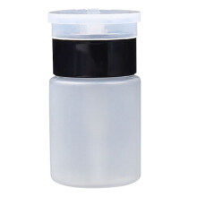 60ml Empty Alcohol Bottles Refillable Press Pump Bottle Clear Dispenser Remover Cleaner Tools Accessory 3pcs
