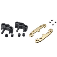 2PCS Steering Block Steering Knuckles Hub Carrier EA1003 with Arm Holder Swing Arm Reinforcement Parts EA1005