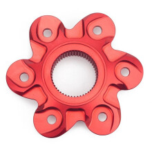 Motorcycle 6 Holes Rear Sprocket Hub Carrier Flange Cover Gear Cover for Panigale 1199 1299 V2 Modified Cover B