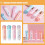 Gommes à crayons animaux, design esthétique, blanches, lot de 8 5
