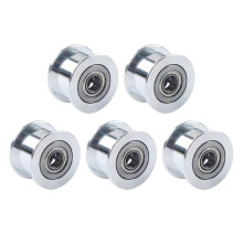 For  P2S Smooth Idler Pulley Timing Pulley Aluminium Gear Teeth for  P2S XY Motion System 5PCS