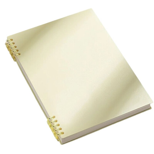 B5 Vintage Aesthetic Notebook with Replaceable Refill and Spiral Ring for Office School B