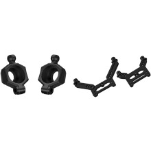 Front and Rear Shock Tower Bracket with 2Pcs Rear Wheel Hub Carrier for SG 1603 SG 1604 SG1603 SG1604 1/16 RC Car