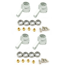 4 Stück Metall Lenkung Schale Pokal Drehen für Wpl B1 B-1 B14 B-14 B16 B24 B-24 C14 C-14 C24 C-24 B36 Mn D90 D91 Rc Auto Teile