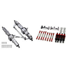 Pull Rod Tie Rod Pull Rod Base for WPL B14 B24 C14 C24 C34 1/16 & Metal Front & Rear Bridge Axle Gear Box