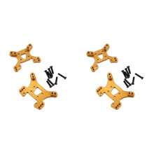 2X 144001 Part Front and Rear Shock Tower Board Set Replacement Accessories Parts for 144001 1/14 4WD RC Car,Yellow