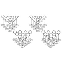 40Pcs Place Card Holders Metal Table Number Holders Name Card Holders Memo Clip for Wedding Party Office Desk