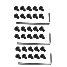 30 Pièces Séries Vis de Tube de Fourche Avant de Guidon de Scooter avec Jeux de Pièces de Rechange de Poignée Hexagonale pour M365 Es2