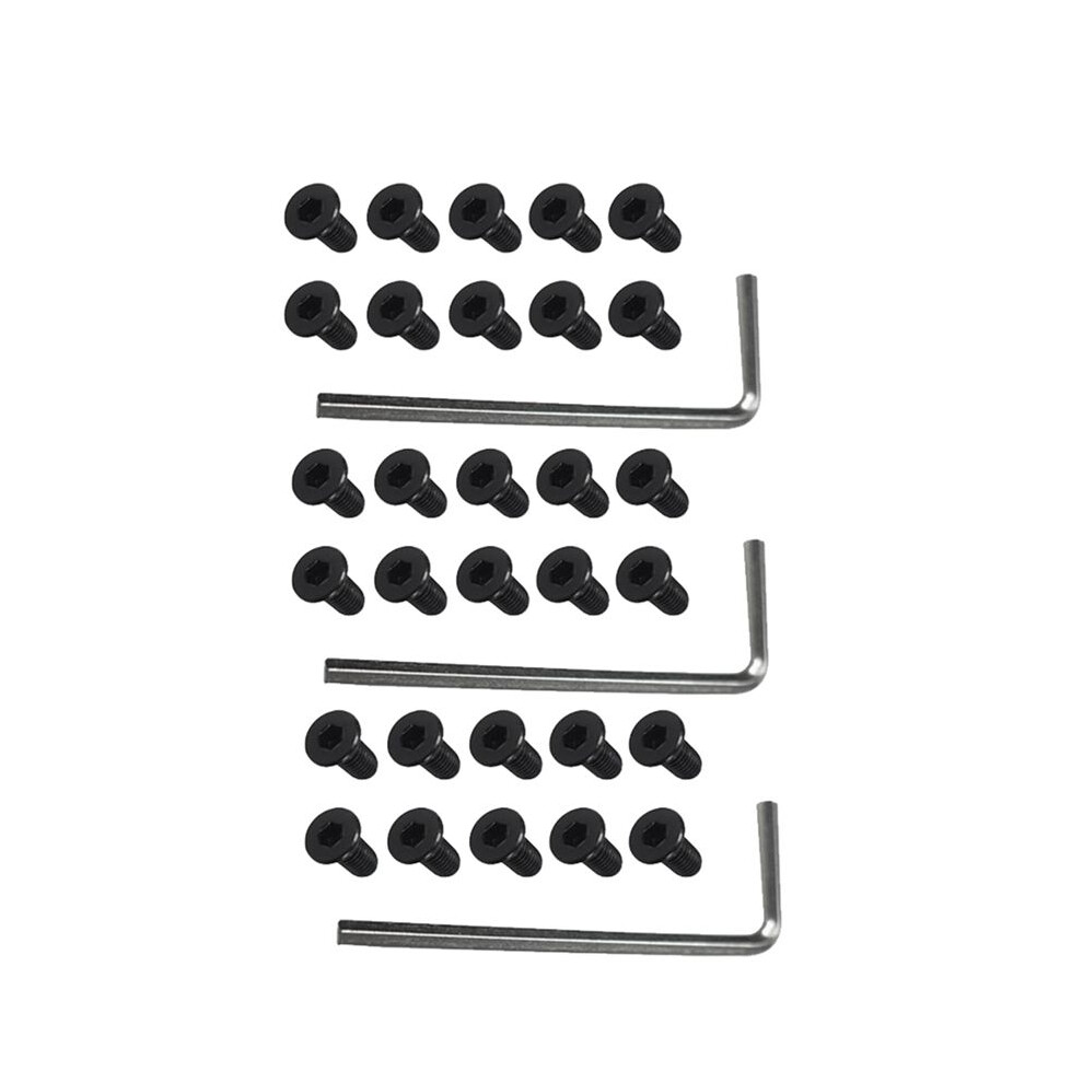 30Pcs Scooter Handlebar Front Fork Tube Screws With Hexagon Handle Replacement Parts Kits For M365 Es2 4713304957289