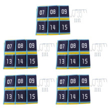 5X Numbered Pocket Chart Classroom Organizer for Cell Phones Calculator Holders (30 Pockets, Pockets)