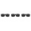 3Pack Typewriter Ribbon Twin Spool Typewriter Ribbon Ink Twin Spool Pack Ink Replacement Part for Most Typewriter(Black) 1