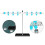 Leverage Ruler Experiment Physics Teaching Demonstration Lever Balance Scale Measuring 7