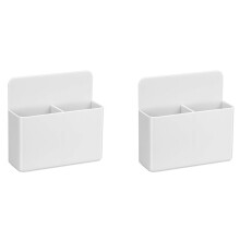 2X Magnetic Dry Erase Holder, Pen and Eraser Holder for Whiteboard, Magnetic Pencil Cup Storage Organizer
