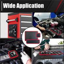 Magnetic Pad Flexible Tool Holder and Mat Mechanic Tray Portable and Storage for Screws and Wrenches Auxiliary M