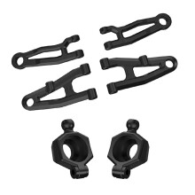 4Pcs Front Upper & Lower Arm for SG 1603 SG 1604 SG1603 SG1604 1/16 & 2Pcs Rear Wheel Hub Carrier
