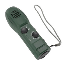 Radio di emergenza a manovella 1200 mAh ABS portatile