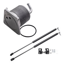 Bonnet Hood Strut Bars Support Buffer Lifting Hydraulic Rod with CVT Transmission Oil Cooler Kit for Fix Upgrade