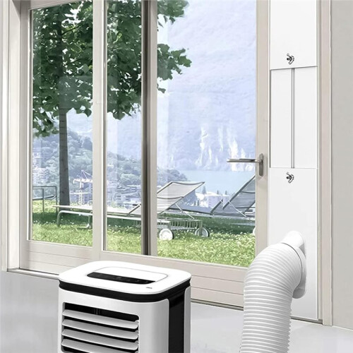 Portable Air Conditioner Window Kit,2-in-1 Universal Window Seal,Mobile A/C Window Vent Seal Kit 2