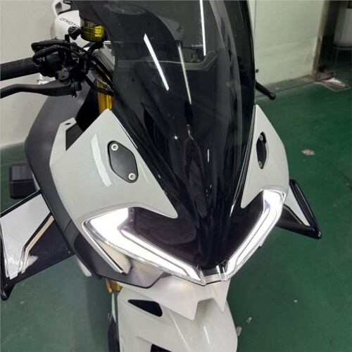 Motorcycle Rear View Mirror Hole Cover Mirror Chassis Code Cap Base Block for  750SS-S 750SR-S Silver 1
